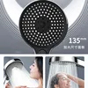New 13.5CM Big Panel Booster Mixer 3 Modes Shower Head High Pressure Water Saving Faucet Mixer Hose Set Bathroom Accessories 3