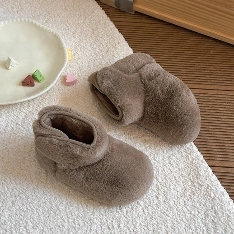 Girls Winter Casual Boots Soft Anti Slip Korean Style