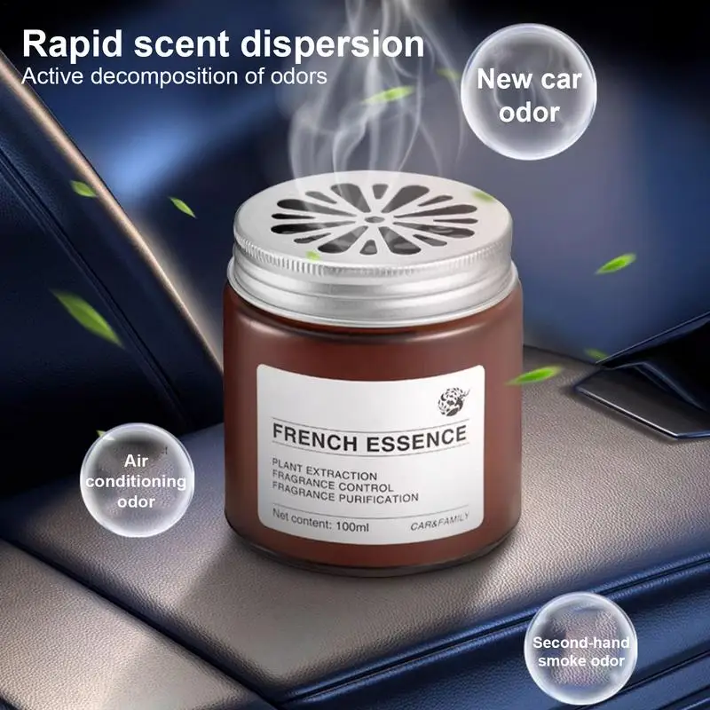 

Car Perfume Solid Balm For Car Rose Aromatherapy Vehicle Microwave Molecular Air Freshener Car Perfume Car Interior Decorations