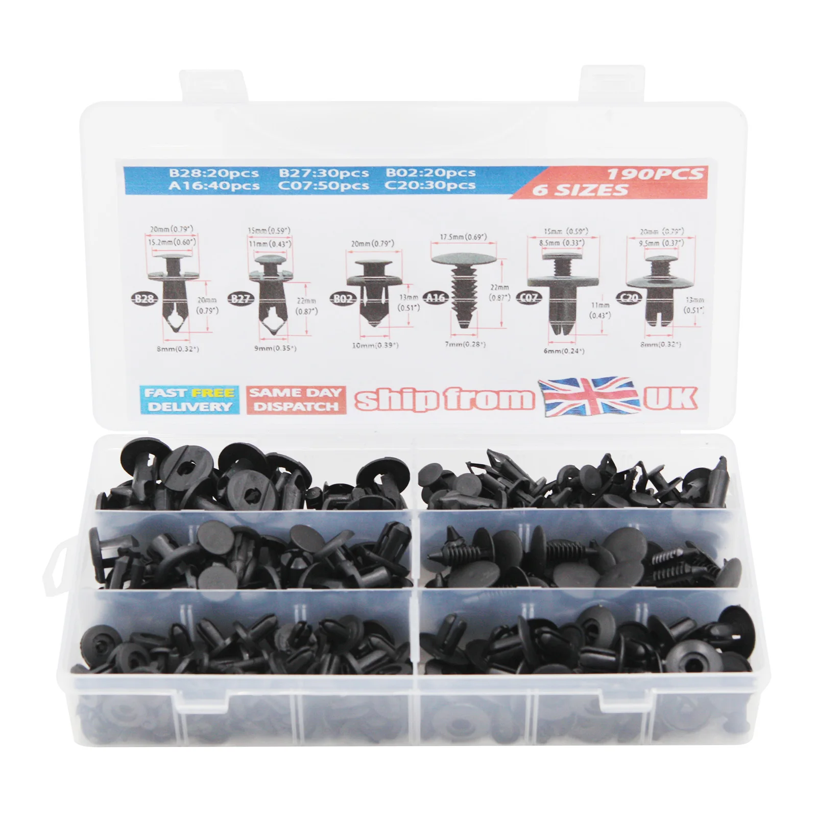 190pcs