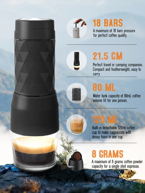 Espresso Machine Mini Manual Coffee Grinder Staresso Sp-200