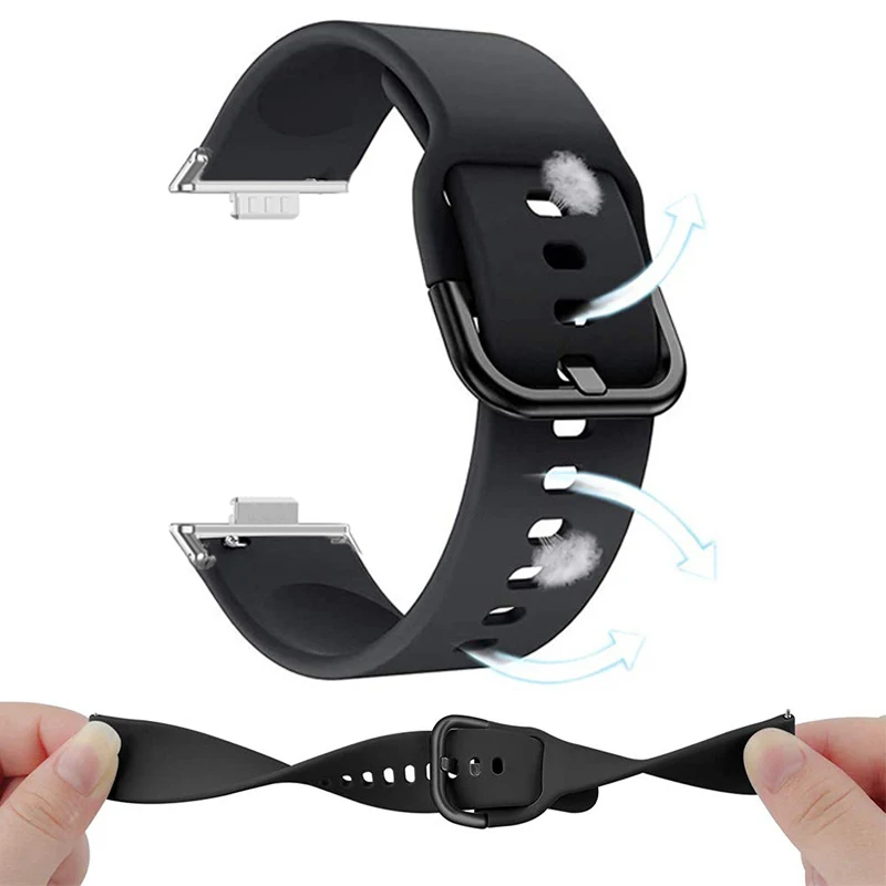 Silicone Sport Strap Replacement for Huawei Watch Fit3 - Soft and Comfortable Bracelet Accessory
