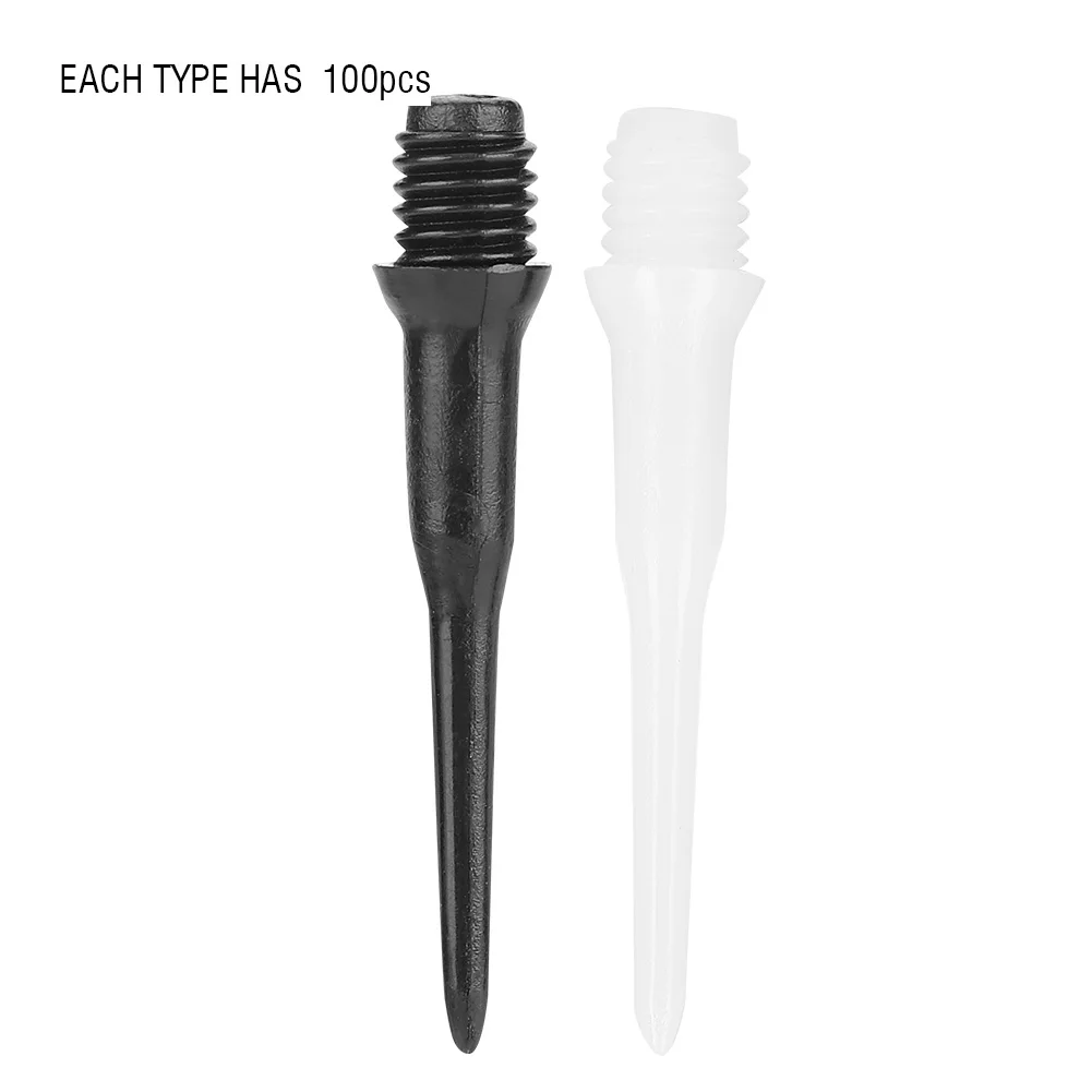 100Pcs High Precision Electronic Dart Plastic Professional Dart Durable Soft Tip Points Needle Replacement Set Darts Accessories