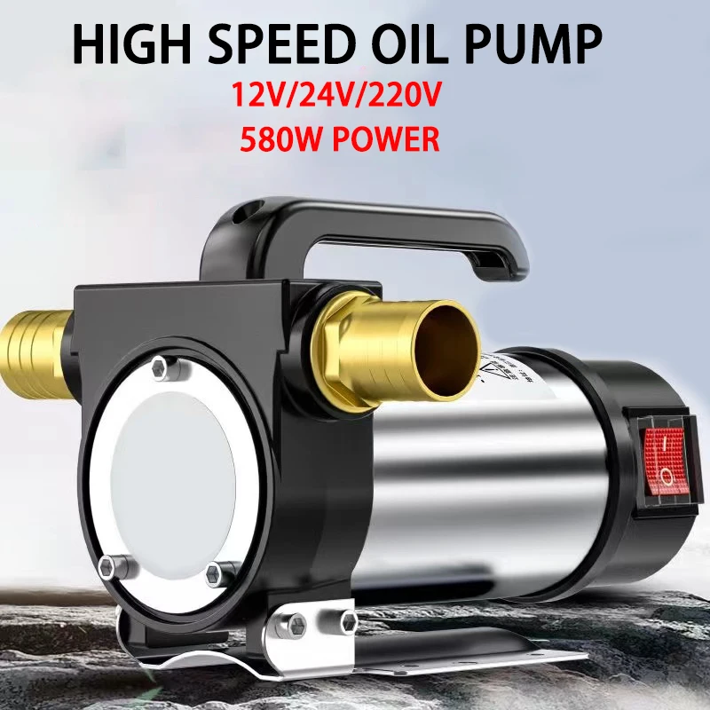 Electric Self-Priming Diesel Oil Pump for Refueling Vehicles and Equipment