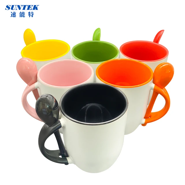 Sublimation Coffee Cups Blanks 12oz Ceramics Mugs Milk Tea Cup For  Personalize Print Picture Photo LOGO - AliExpress