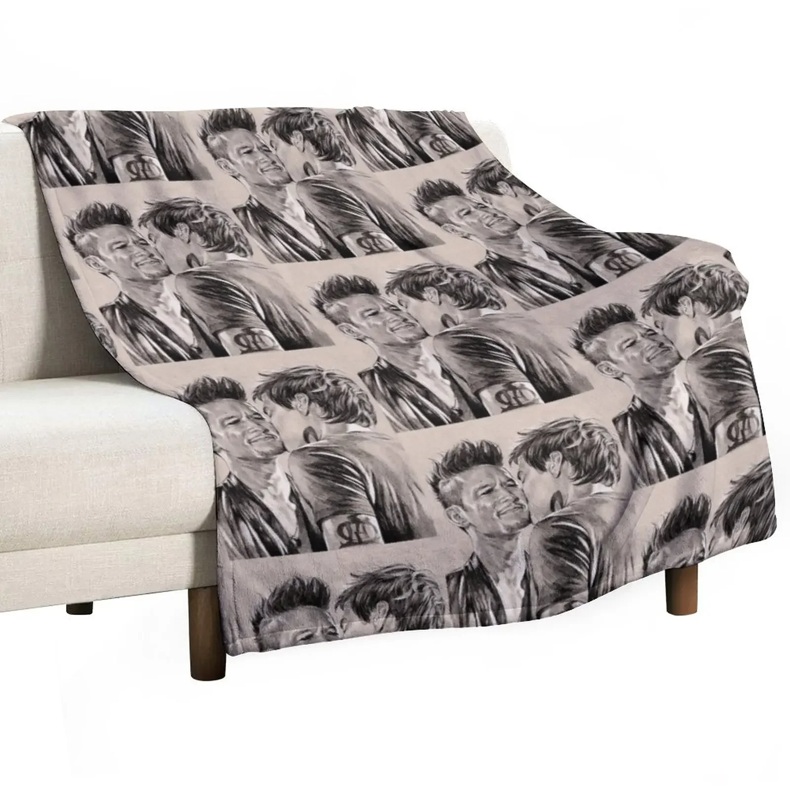 

Mr & Mr Lightwood-Bane Throw Blanket Flannels wednesday Blankets