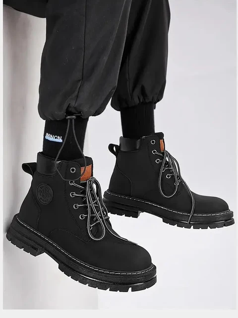 Botas Retrô de Trabalho Masculinas: Proteção, Estilo e Conforto para o Trabalho