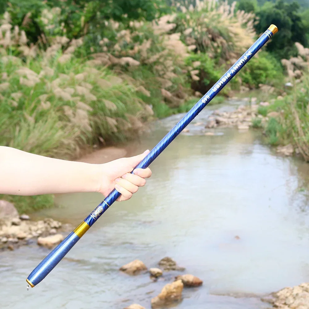 BAKAWA Carbon Fiber Carp Fishing Rod Portable Telescopic Stream