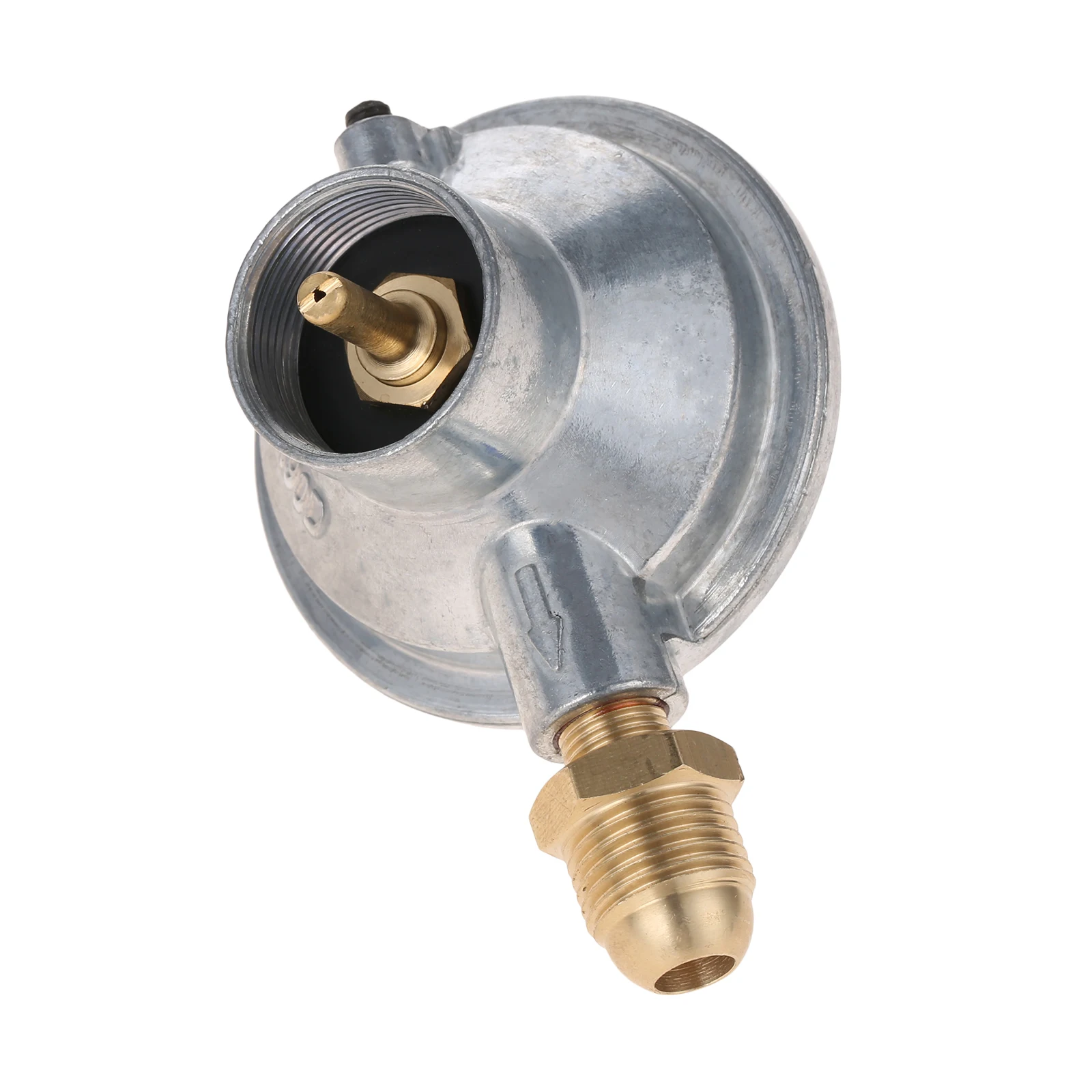 Propane Regulator Valve 1LB with 1 Pound Disposal Bottle Connection 3