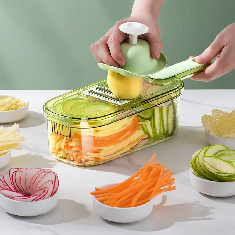 Multi-purpose Vegetable Slicer Cuts Set  Stainless Steel Shredders Cutters  - 7 1 - Aliexpress