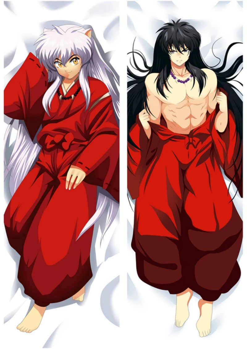 

Подушка Inuyasha Dakimakura с рисунком из аниме, длинная подушка, постельное белье, обнимающая тело, двусторонняя наволочка