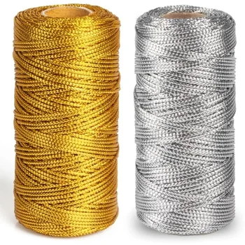Gold/Silver Macrame Cord 1