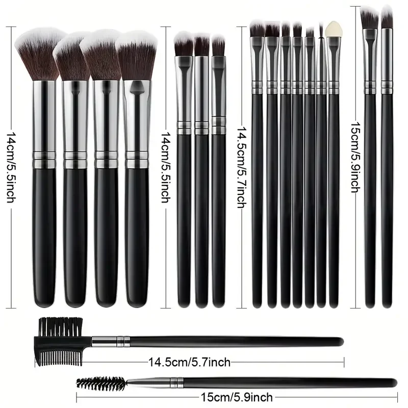 8-18PCS Makeup Brush Kit Face Professional Makeup Brushes Eyeshadow Triangle Powder Puff Blush Foundation Blending Beauty Tools