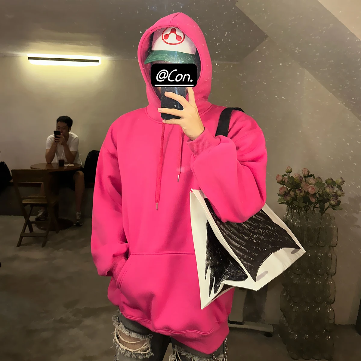 

Gothic Hip Hop Hoodies For Men Solid Color Harajuku Oversized Hooded Pullovers Streetwear Autumn Winter Male Sweatshirts
