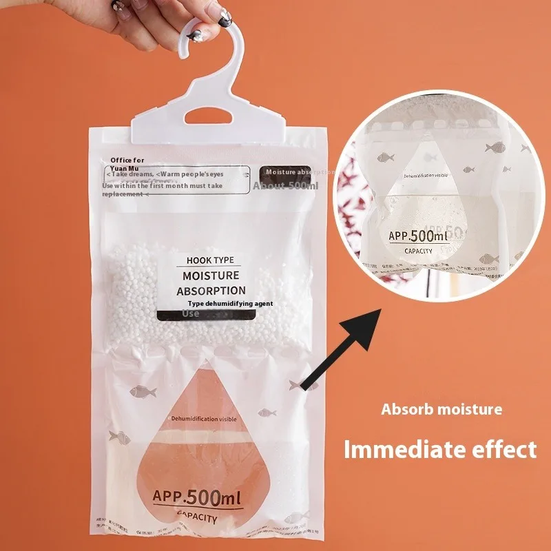 1/5/10PCS Large Dehumidification Bags Moisture Absorbing Breathable Mold Proof Used for Wardrobe and Household Dehumidification 2