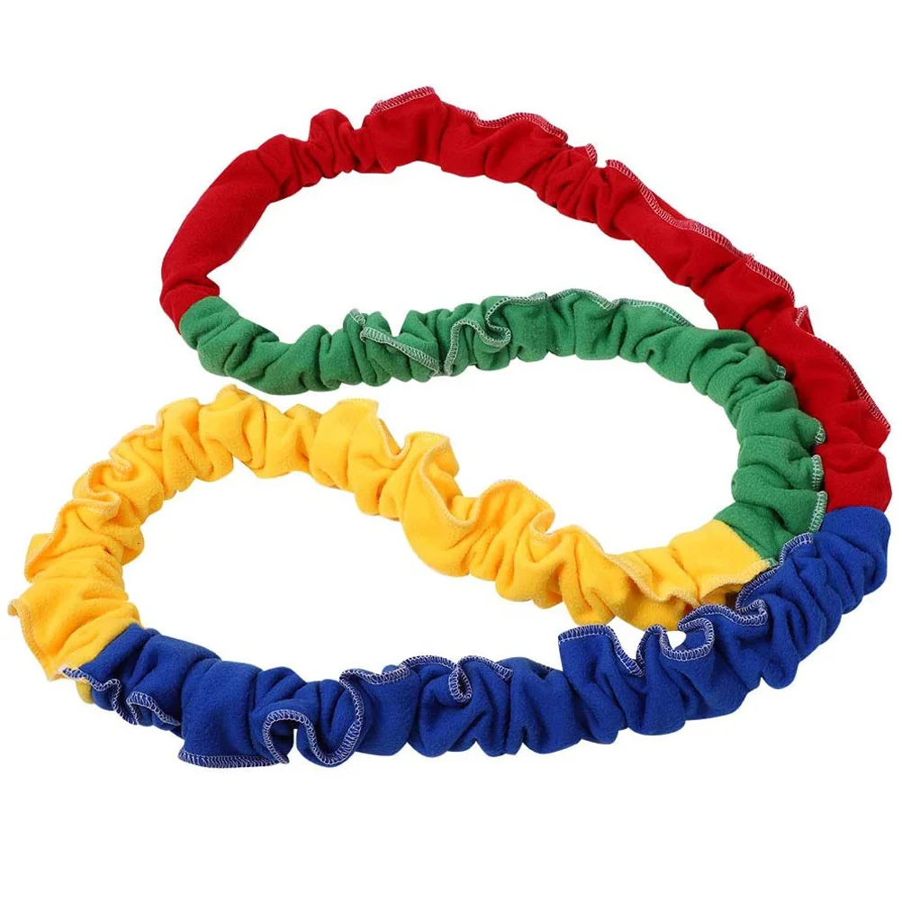 

Elasticity Rally Ring Child Stretch Bands for Exercise Team Building Games Work Flannel Outdoor Prop