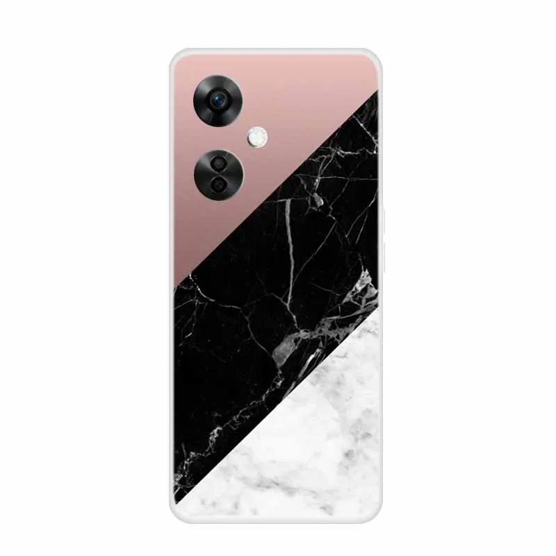 Marble Clear Soft TPU Silicone Phone Cover, Transparent