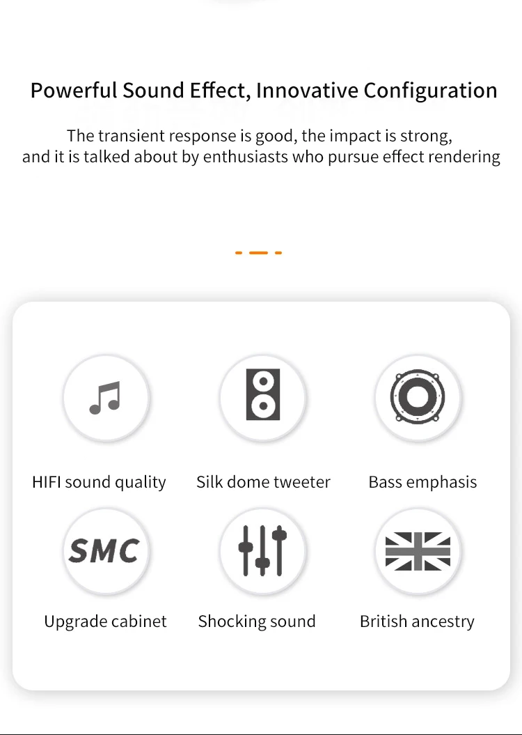 Description Picture 3 of item6.5 Inch Bookshelf Speaker HIFI Wooden Passive F30 4Ohm 25~200W Audio Sound Amplifier Monitor Speaker Music Player