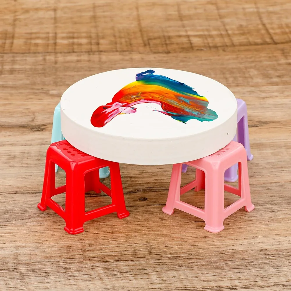12 Pcs Canvas Stands for Painting Paint Stand Mini Canvas Feet Risers Fluid Painting Supplies Acrylic Pouring Paint