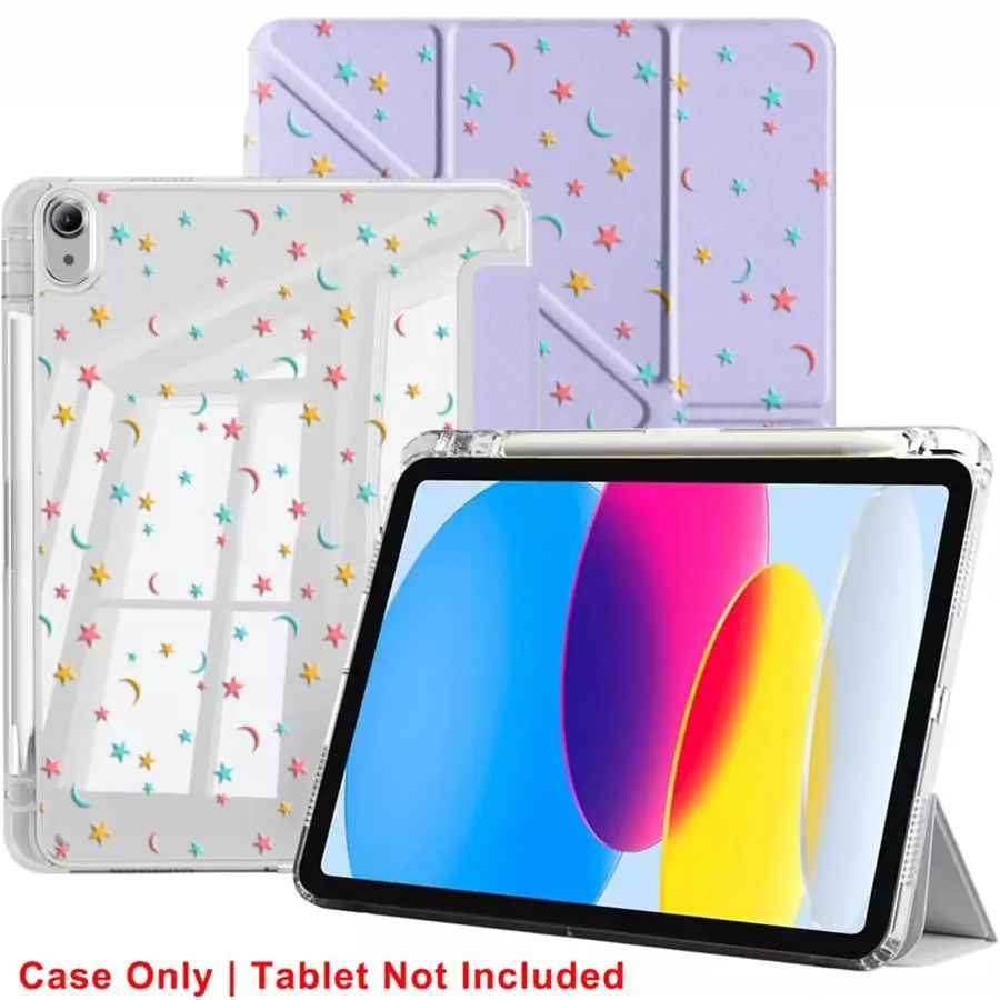 Pastel Y-Fold Tablet Case with Holder and Cover