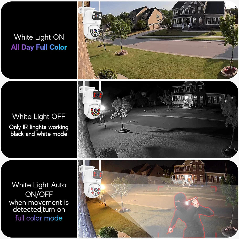 Movols 1080P PTZ IP Camera Two-way Audio WIFI Wireless Smart Tracking Security S