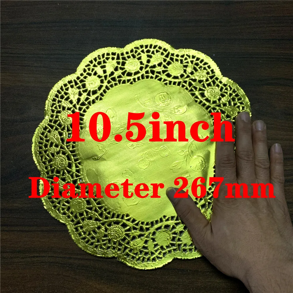 10 Colored Paper Doilies . Pattern Design . Round Paper Doilies