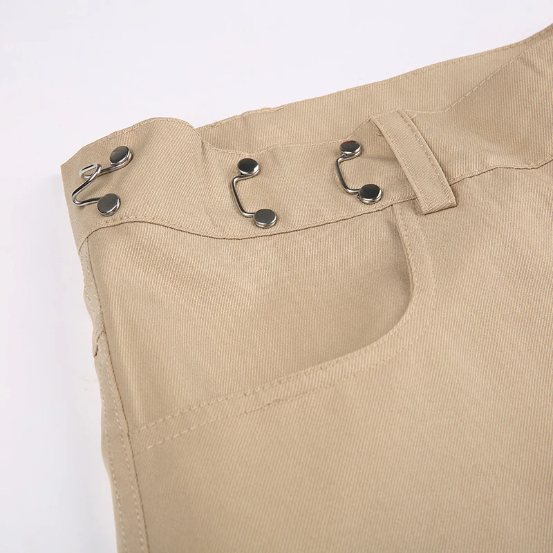 Street Style Casual Loose Adjustable Waist Baggy Cargo Pants Women Fashion Streetwear