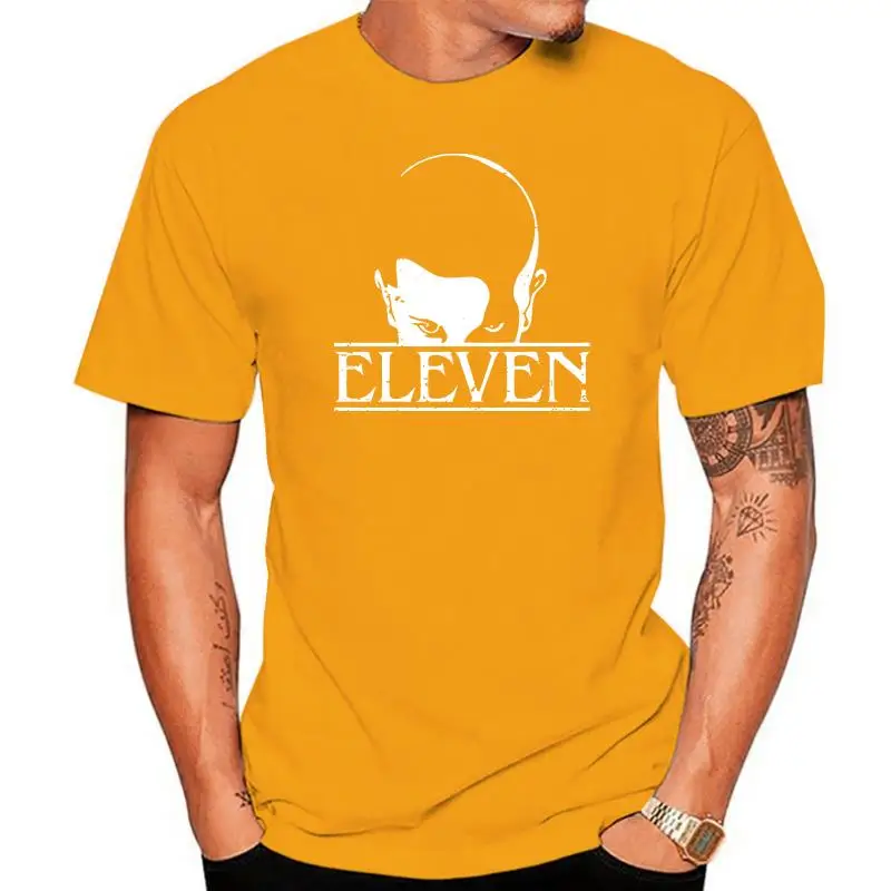 thumbnail image 1 of Camiseta negra de estilo extraño para hombre, talla S-6XL, con temática de cultura pop, Things Eleven Cosplay, 1 of 5