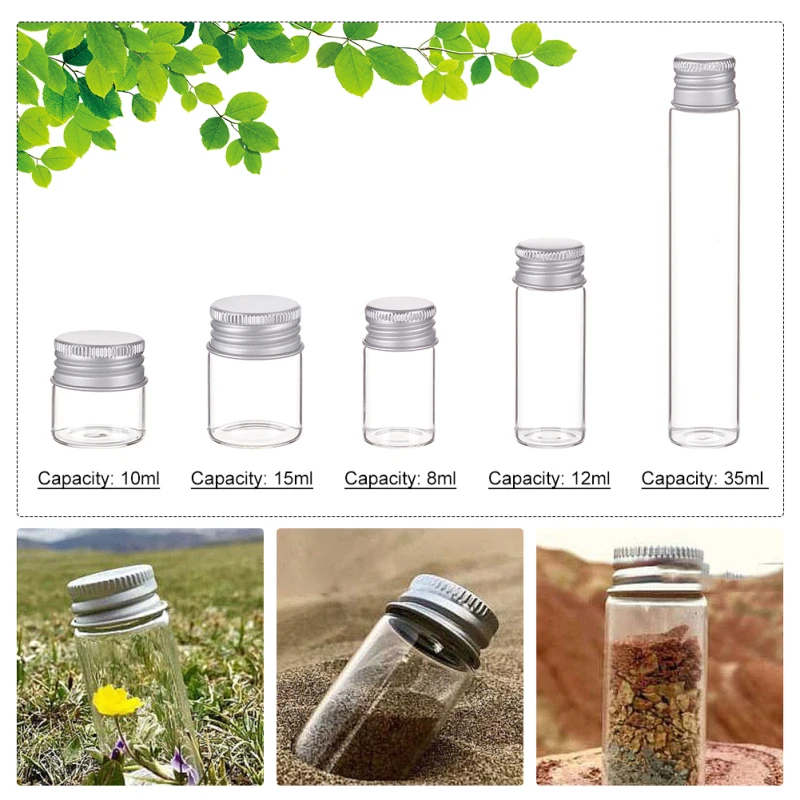 12 Stück Mini-Glasgläser Mit Deckel – 15 Ml, Transparent, Für Gewürze, Honig, Marmelade & DIY