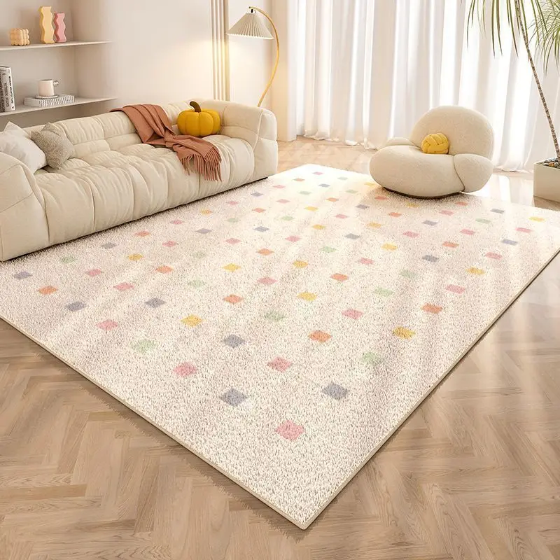 

Cream Color Carpets For Living Room Bedroom Rug Ins Soft Fluffy Bedside Rugs Short Plush Large Area Mats