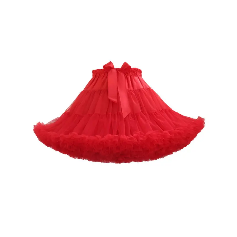 

Summer College Style Women's Skirt 2023 New Style Song And Dance Troupe Performance Y2k Red Lace Puffy Mini Skirt