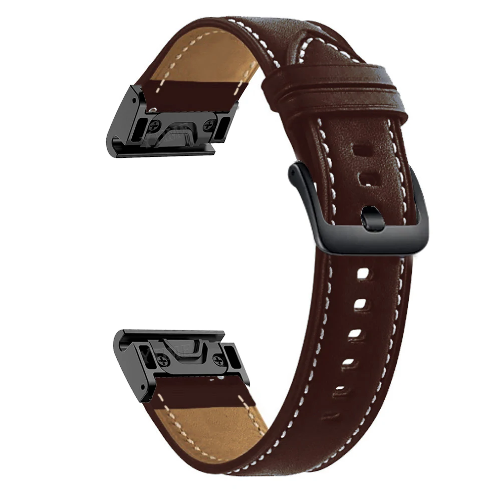 Garmin Enduro / Tactix Delta / Descen MK1 MK2 MK2 Ʈ ո ð Leahter Band Watchband 26mm Quick Fit watch Strap