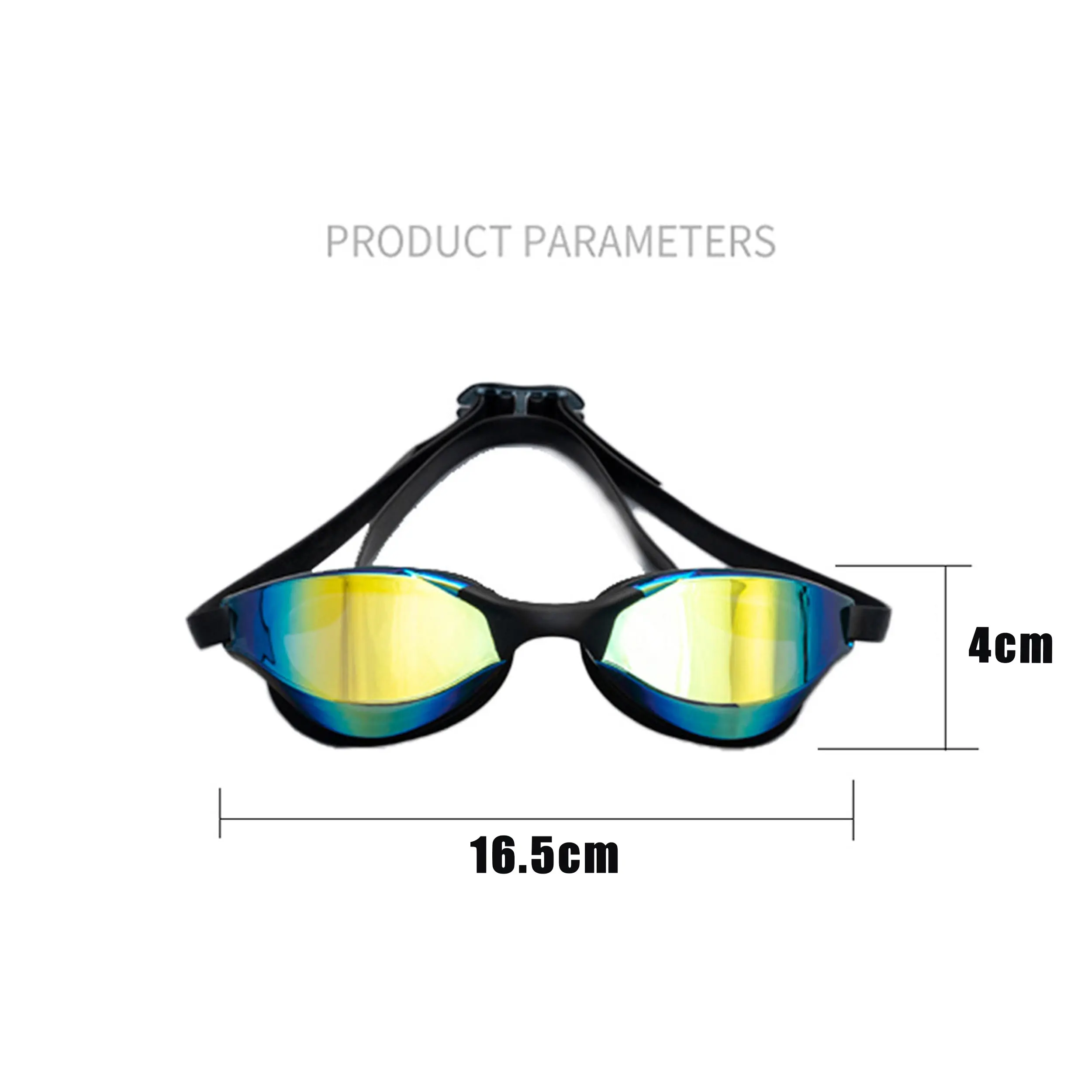 Professional Adult Anti-Fog Swimming Goggles Men Women With HD Wide-Angle Lens Waterproof Adjustable Silicone Swim Glasses