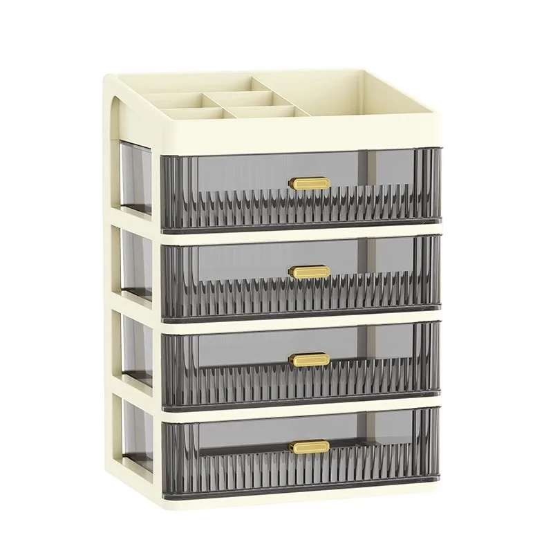 Drawer Storage Desk Organizer Stationery Transparent Office Supplies Organizers Accessories Box Plastic Organizing Boxes School desktop storage box stationery organizer stationery storage box