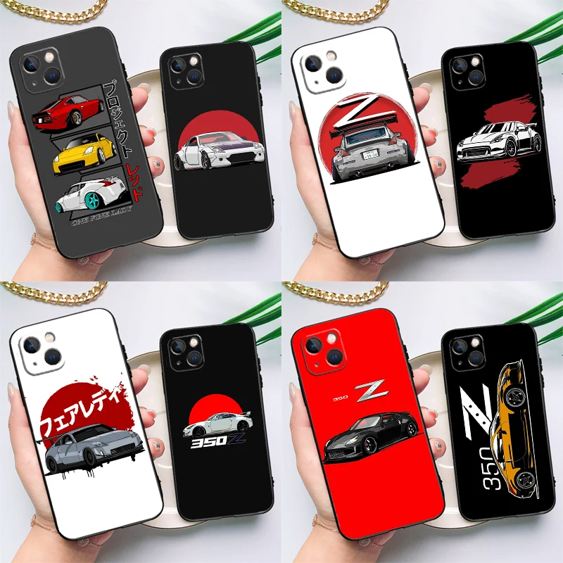 Sports Car Jdm Drift 350z 370z Phone Case For Iphone 14 Pro Max 11 13