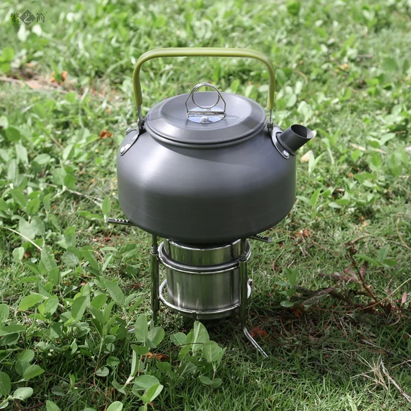 

Camping Picnic Outdoor Stainless Steel Stove Alcohol Stove Camping Furnace Liquid Alcohol Stove Portable Liquid Burner