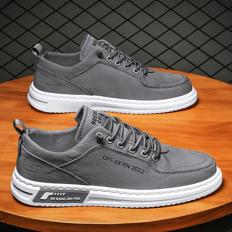 남성 Vulcanized 신발 플랫 미끄럼 방지 내마 모성 통기성 운동화 클래식 패션 캔버스 캐주얼 신발 남성용 브랜드 신발