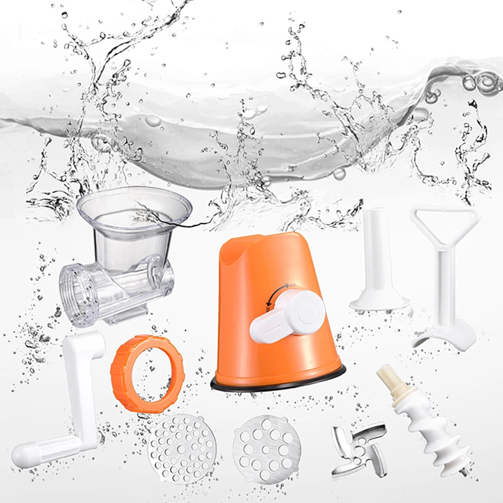 Stainless Steel Meat Grinder Manual Fruit Vegetable Chopper Mincer Pasta Maker Crank Household Kitchen Cooking Tools meat grinder