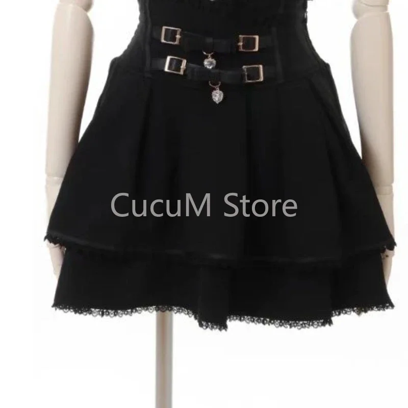 Japanese Kawaii Mini Cake Skirts Womens Jupe Fairy Bandage Lolita High Waist Y2k Aesthetic Sweet Lace Gothic JK Faldas Skirt - Image 2