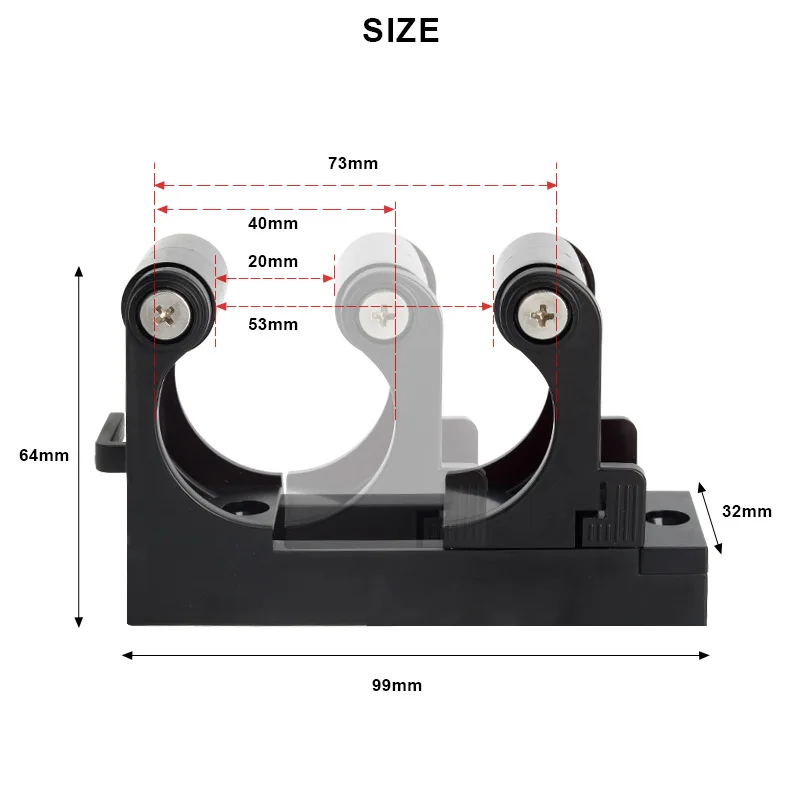 Description Picture 2 of itemBicycle Buckle Hooks MTB Road Bike Wall Holder Rack Mount Storage Support Bracket Fits 1.0-2.8 inches Tube Bicycle Parking Rack