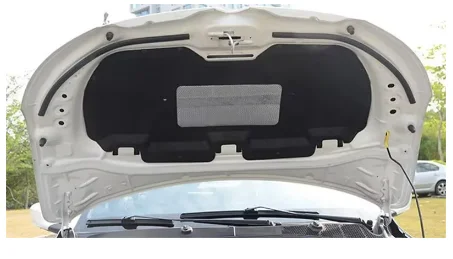 Sound proof mat Sound insulation mat Soundproofing cotton Sound insulation cotton dedicated engine noise insulation cotton insulation cotton trunk lid 2014- for Peugeot 301 FOR Citroen Elysee Front+Rear
