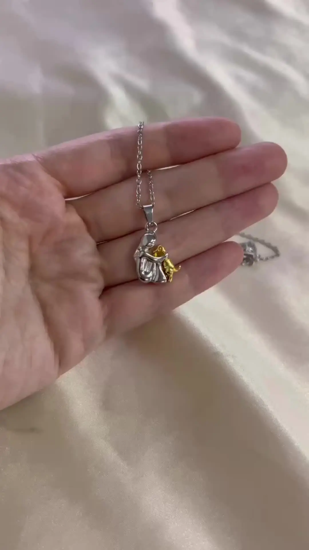 Collana Con Ciondolo Cane In Acciaio Inox Per Donne – Gioiello Simbolo Fedeltà, Regalo Per Amanti Animali