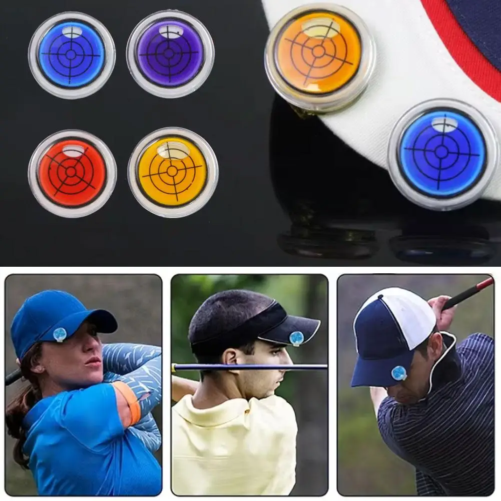 Golf Ball Marker Clip Portable Slope Putting Level Reading Golf Level Marker Hat Clip Slope For Men Women B3I9