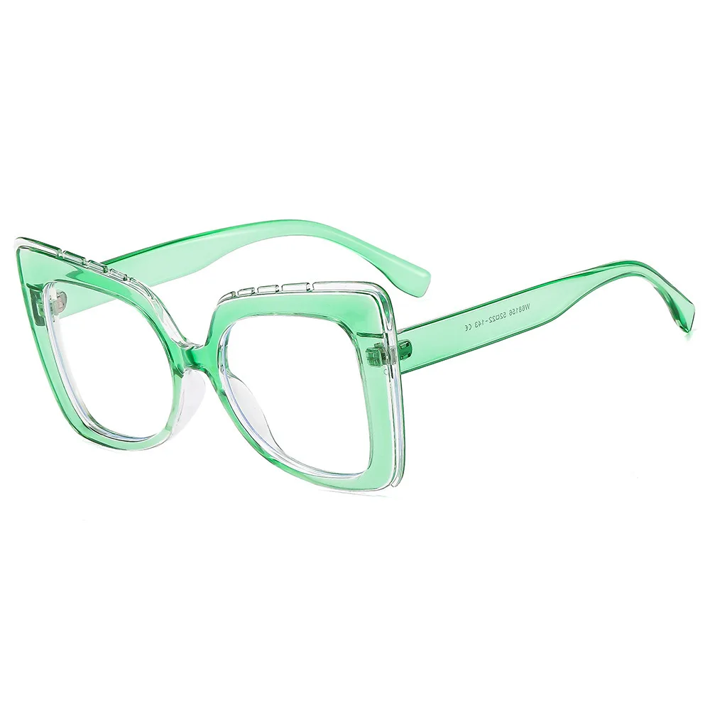 Fashion Red Square Reading Glasses Women Men Luxury Brand Designer Big Frame Anti Blue Light Glasses Presbyopia Eyeglasses +2 +3 6