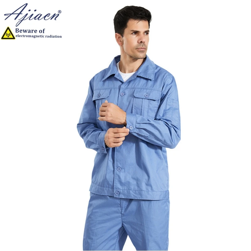 Anti-radiation men's work clothes suits Electric welding, argon arc welding Electromagnetic radiation shielding women's clothing