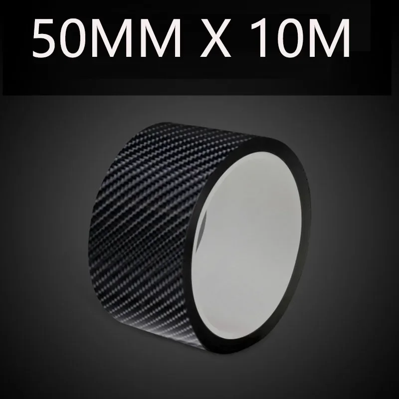 5D Carbon Fiber Car Stickers Protector Car Door Sill Sticker Scratchproof Stickers Protector Auto Bumper Strip Protect Tape