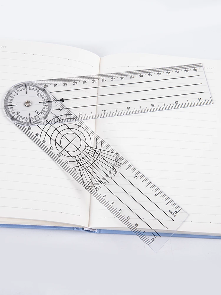 Practical 360 Degree Goniometer Angle Medical Spinal Angle Ruler Angle Inclinometer Ruler Protractor Angle Finder Measuring Tool 2