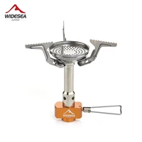 Widesea Camping Gas Burner Tourist Stove Outdoor Portable Heater Cooker Survival Survival Furnace Pocket Picnic Cookware
