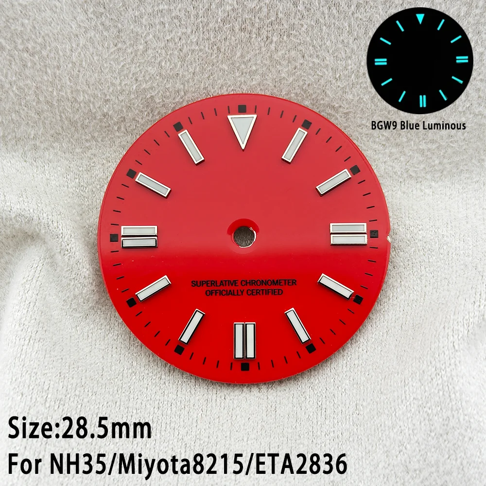 Premium Pistachio Dial 28.5mm with BGW9 Luminous and Calendar Window