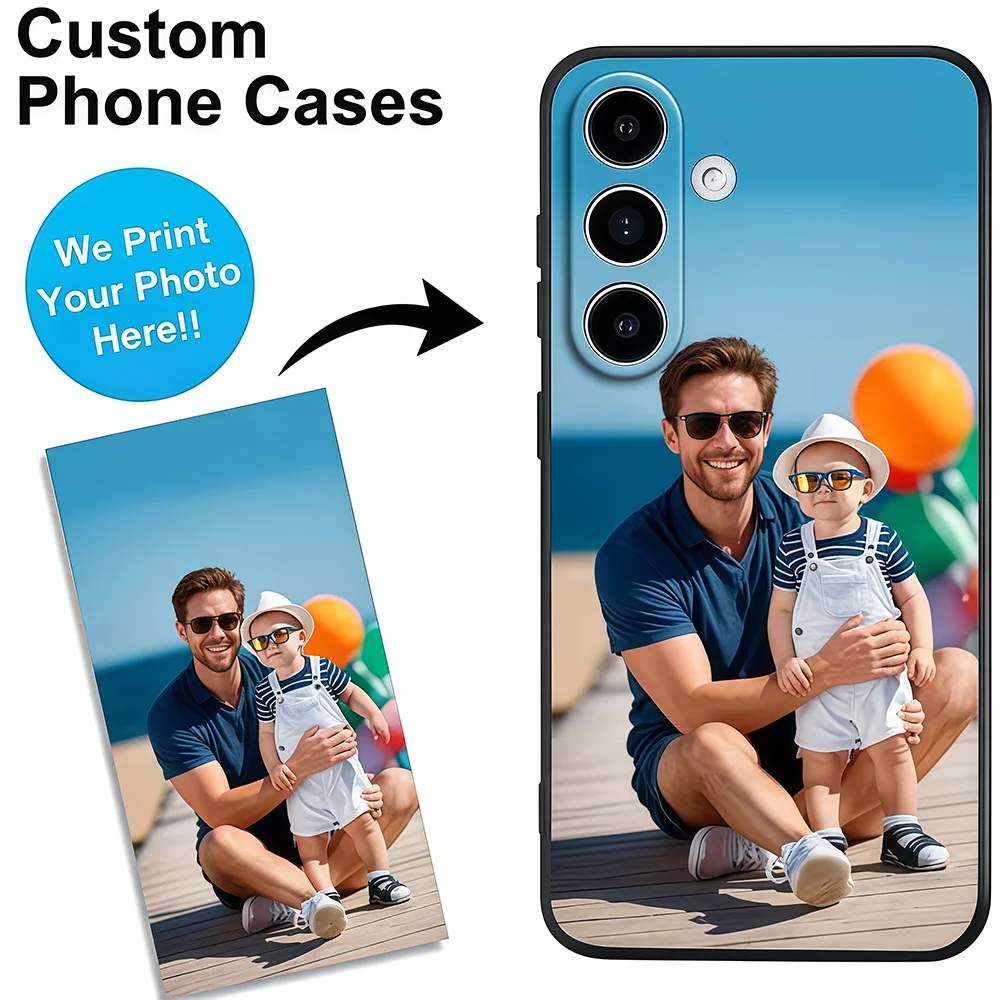 Personalized Photo Soft Back Phone Case - Custom DIY Design